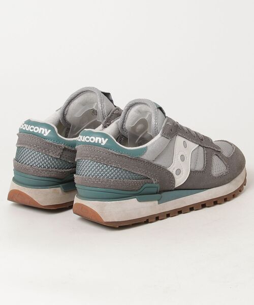 「Saucony」 ローカットスニーカー 23.5cm グレー レディース_画像2