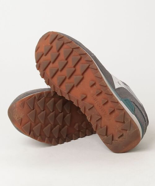 「Saucony」 ローカットスニーカー 23.5cm グレー レディース_画像3