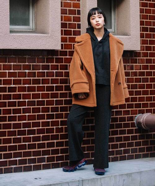 「Audrey and John Wad」 テーラードジャケット M オリーブ レディース_画像6