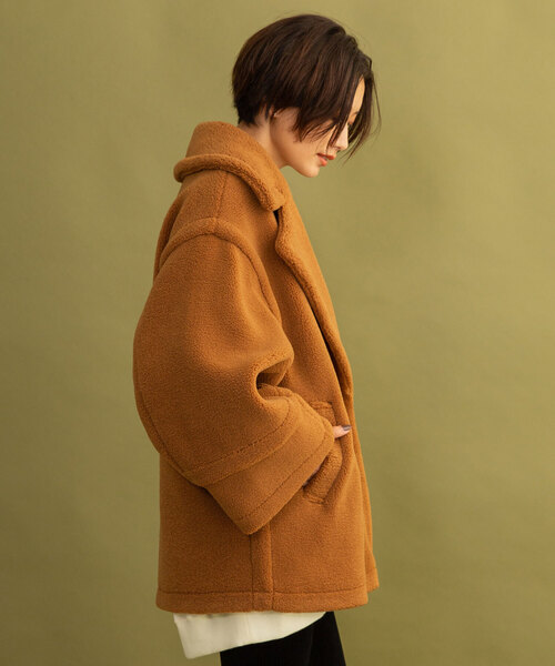 「Audrey and John Wad」 テーラードジャケット M オリーブ レディース_画像7