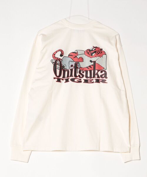 グラフィックロングスリーブTEE Onitsuka Tiger（オニツカタイガー） tシャツ GRAPHIC LONG SLEEVED