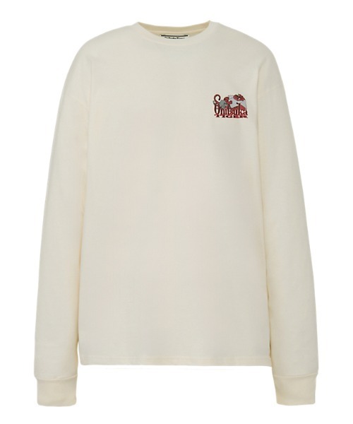 グラフィックロングスリーブTEE Onitsuka Tiger（オニツカタイガー） tシャツ GRAPHIC LONG SLEEVED