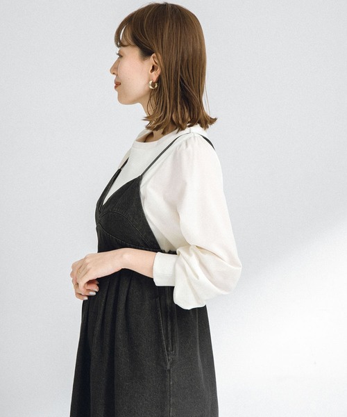 「URBAN RESEARCH Sonny Label」 長袖カットソー FREE ブラック レディース_画像2