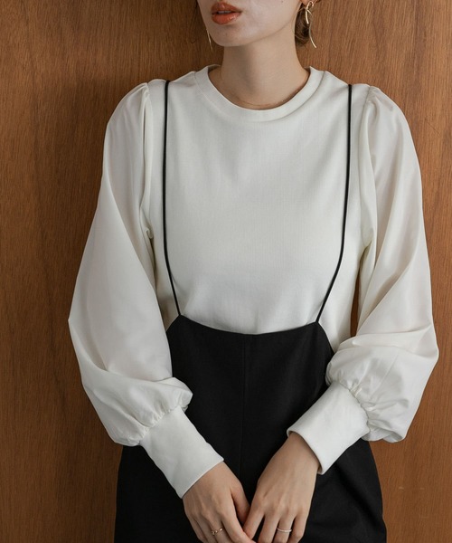 「URBAN RESEARCH Sonny Label」 長袖カットソー FREE ブラック レディース_画像8