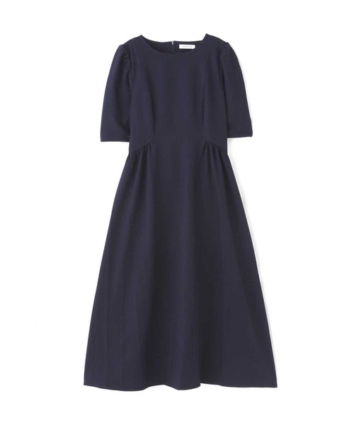 「NATURAL BEAUTY BASIC」 半袖ワンピース SMALL ネイビー レディース_画像9