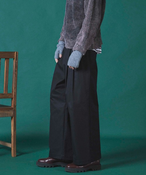 「MAISON SPECIAL」 チノパンツ 0 ブラック メンズ_画像3