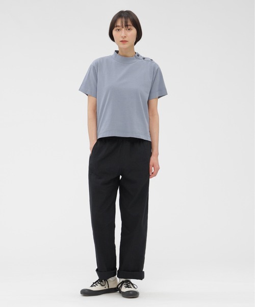 パンツ FADED LINEN COTTON PLAINWEAVE レディースの画像