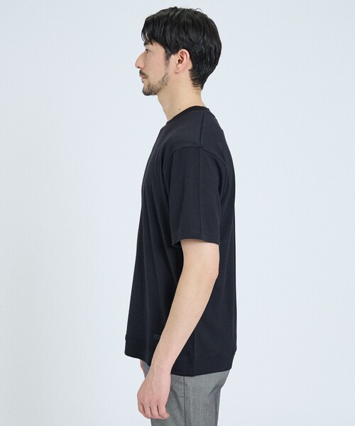 ABAHOUSE GRAY tシャツ 「サマーニット」 メリノウール ハイゲージ