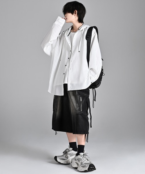「ADRER」 長袖シャツ X-SMALL ブラウン メンズ_画像2