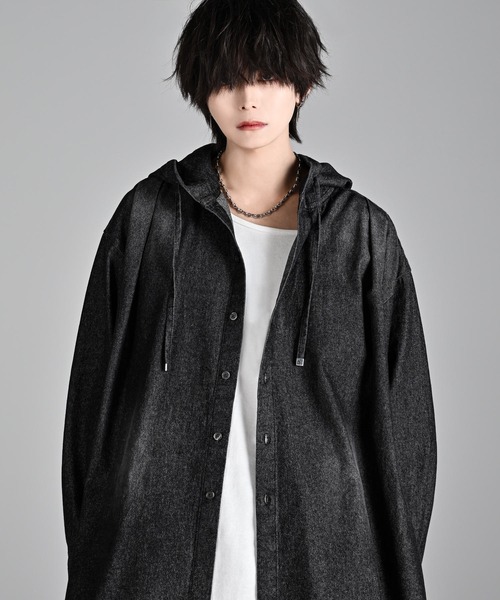 「ADRER」 長袖シャツ X-SMALL ブラウン メンズ_画像3