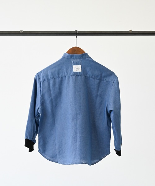「GENERATOR」 「KIDS」長袖ブラウス L ブルー キッズ_画像7