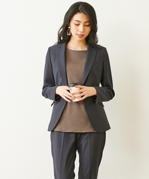 7days Life Styling 「lipria」パンツスーツ 9号 ネイビー レディース