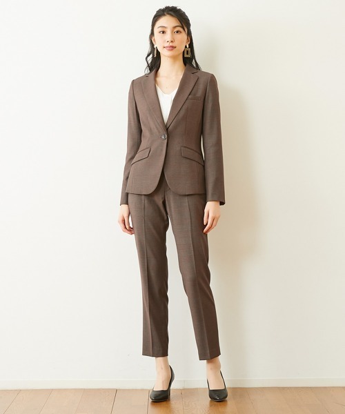 「7days Life Styling」 「lipria」パンツスーツ 9号 ネイビー レディース_画像5