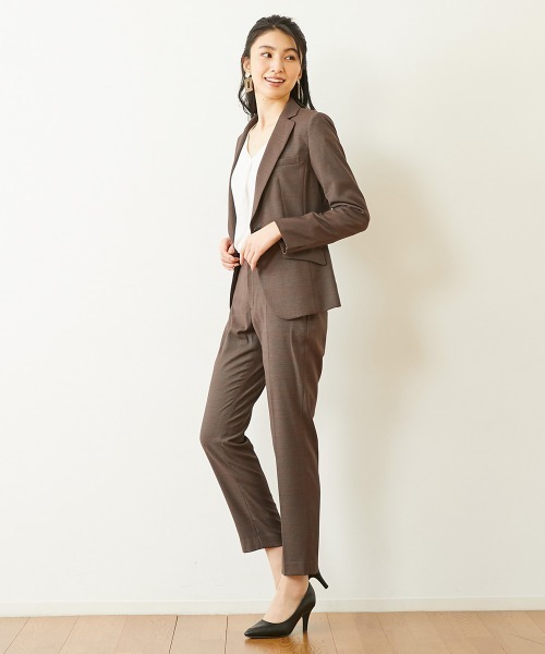 「7days Life Styling」 「lipria」パンツスーツ 9号 ネイビー レディース_画像6