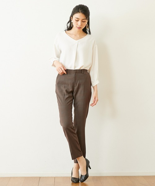 「7days Life Styling」 「lipria」パンツスーツ 9号 ネイビー レディース_画像7
