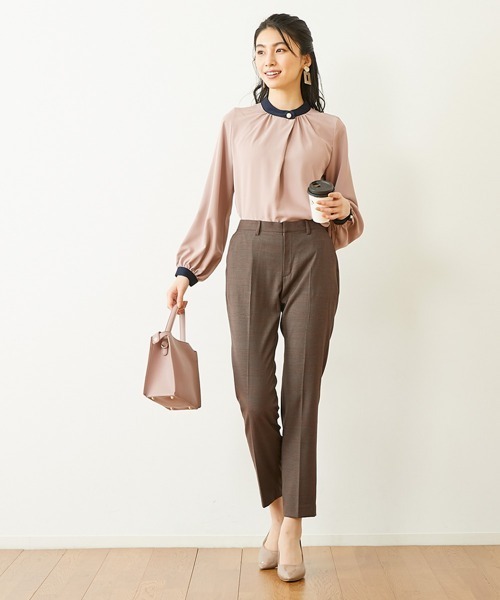 「7days Life Styling」 「lipria」パンツスーツ 9号 ネイビー レディース_画像8