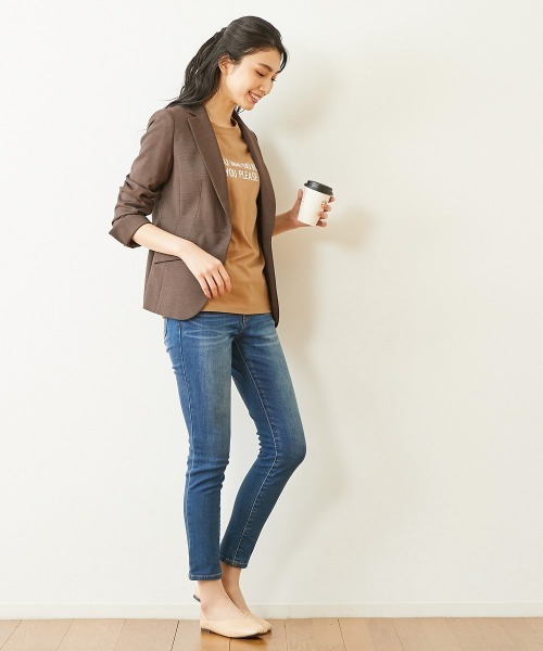 「7days Life Styling」 「lipria」パンツスーツ 9号 ネイビー レディース_画像9