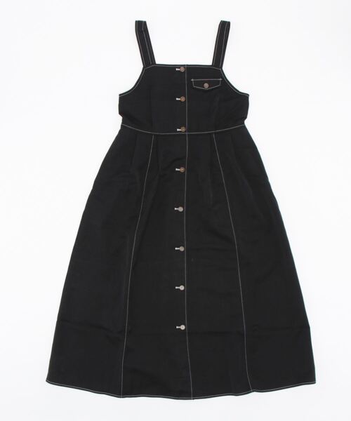 「179/WG」 キャミソールワンピース MEDIUM ブラック レディース_画像3
