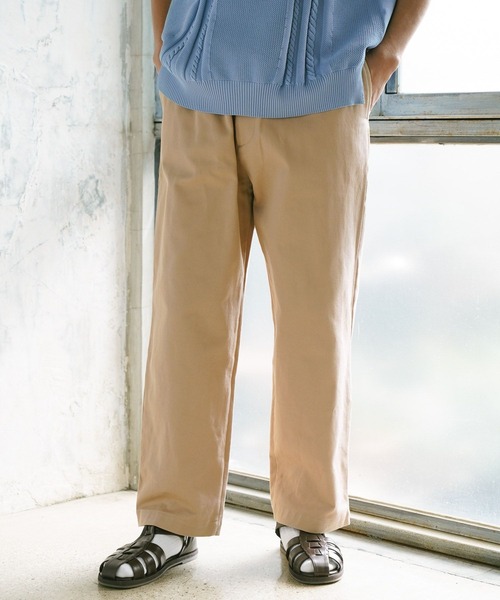 「BAYFLOW」 チノパンツ LARGE ベージュ メンズ_画像3
