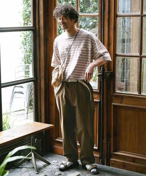「BAYFLOW」 チノパンツ LARGE ベージュ メンズ_画像4
