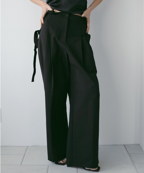 anuke（アンヌーク） ワイドパンツ パンツ Suspenders Wide Pants