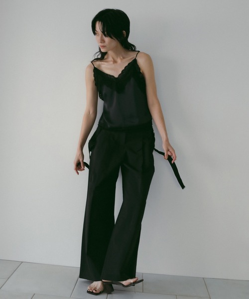 anuke（アンヌーク） ワイドパンツ パンツ Suspenders Wide Pants