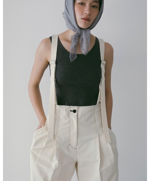 anuke（アンヌーク） ワイドパンツ パンツ Suspenders Wide Pants