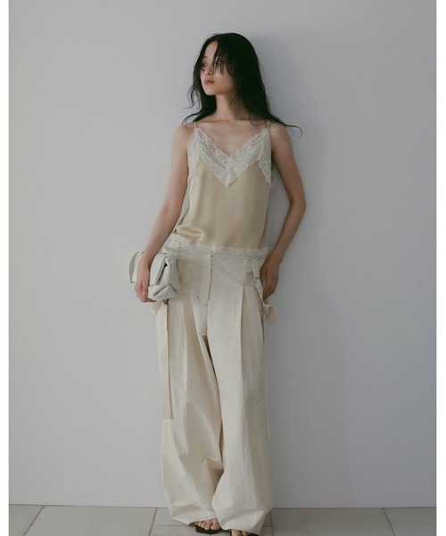 anuke（アンヌーク） ワイドパンツ パンツ Suspenders Wide Pants