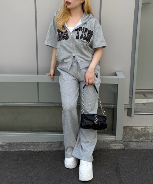 ANOTHER BRANCH OLIVE des OLIVE セットアップ BIGロゴパーカー空港
