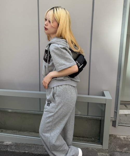ANOTHER BRANCH OLIVE des OLIVE セットアップ BIGロゴパーカー空港