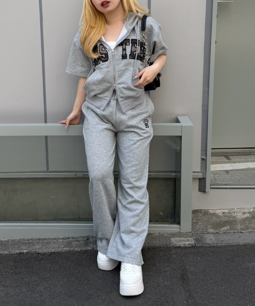 ANOTHER BRANCH OLIVE des OLIVE セットアップ BIGロゴパーカー空港