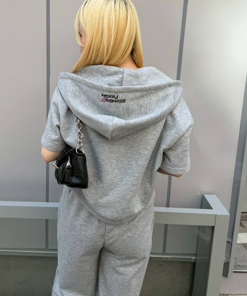 ANOTHER BRANCH OLIVE des OLIVE セットアップ BIGロゴパーカー空港