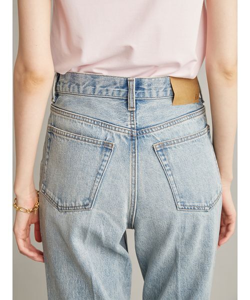 ワイドパンツ ジーンズ デニム デニムパンツ 「MILA PANTS」フレアデニムパンツ レディースの画像