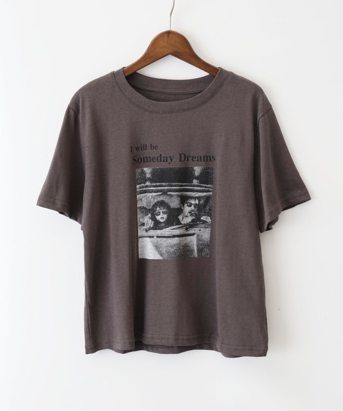 SpRay（スプレイ） tシャツ 転写プリントTシャツ レディース