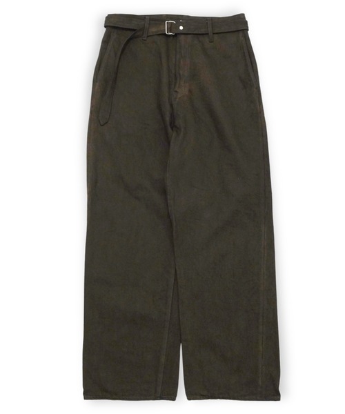 ジーンズ 「YOKO SAKAMOTO」 BELTED TROUSERS メンズ レディースの画像
