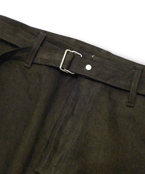 ジーンズ 「YOKO SAKAMOTO」 BELTED TROUSERS メンズ レディースの画像