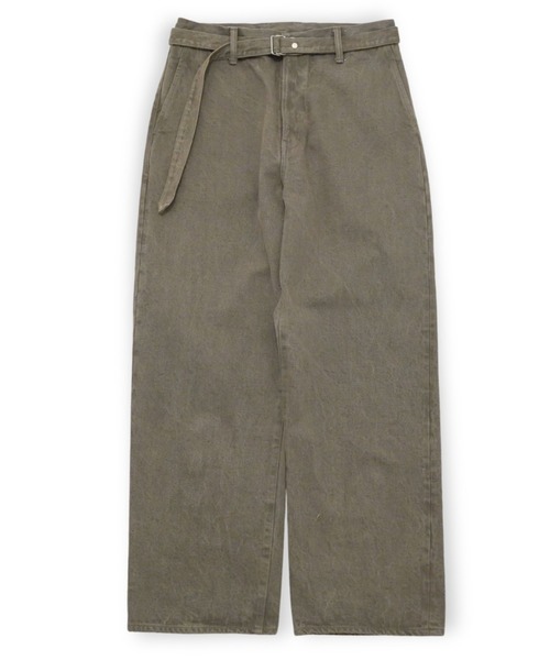 ジーンズ 「YOKO SAKAMOTO」 BELTED TROUSERS メンズ レディースの画像