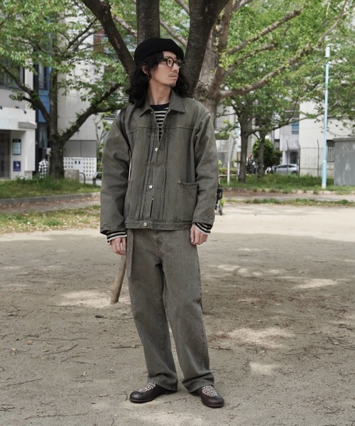 ジーンズ 「YOKO SAKAMOTO」 BELTED TROUSERS メンズ レディースの画像