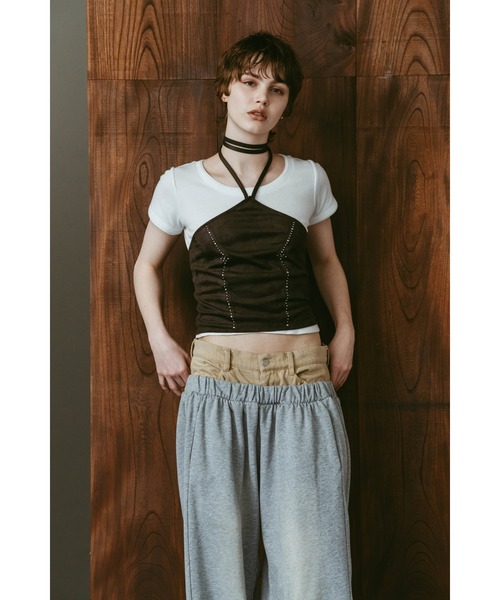 Knuth Marf（クヌースマーフ） suede bustier top レディース