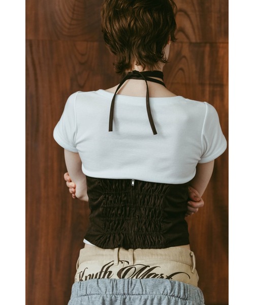 Knuth Marf（クヌースマーフ） suede bustier top レディース