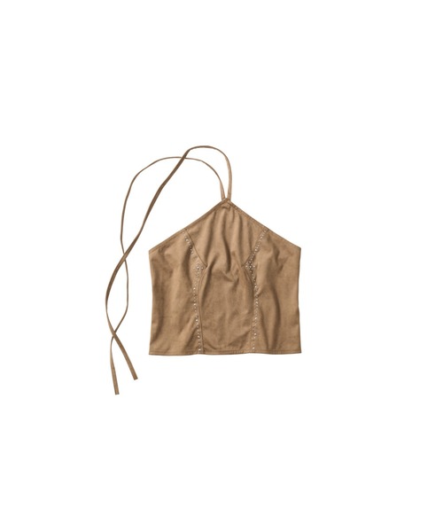 Knuth Marf（クヌースマーフ） suede bustier top レディース