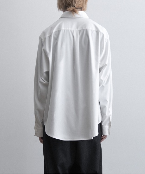 「Casper John」 長袖シャツ MEDIUM サックスブルー メンズ_画像4