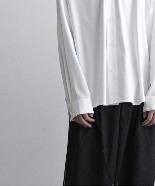 「Casper John」 長袖シャツ MEDIUM サックスブルー メンズ_画像7