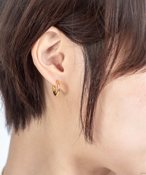 ピアス 「TOMWOOD」Classic Hoop Small クラシックフープ スモール ピアス ユニセックス レディース メンズの画像