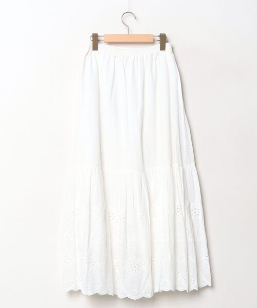 「U by SPICK&SPAN」 フレアスカート 38 ホワイト レディース_画像2