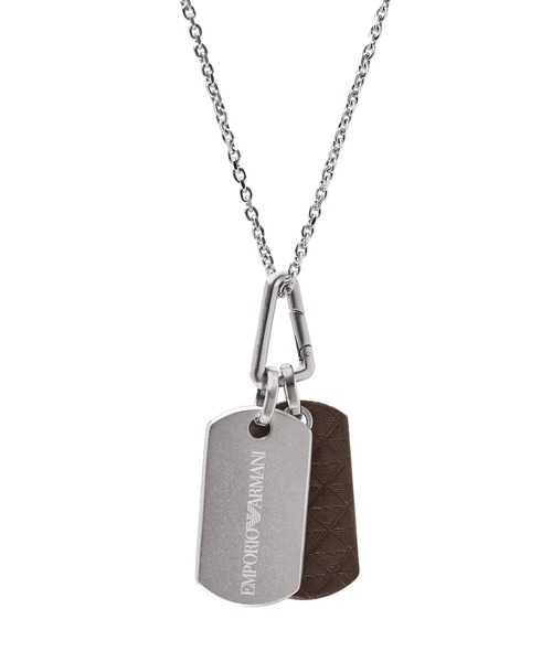EMPORIO ARMANI 「EMPORIO ARMANI」 ネックレス FREE シルバー メンズ