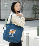 トートバッグ アニマル刺繍巾着トートバッグ レ...の詳細画像1