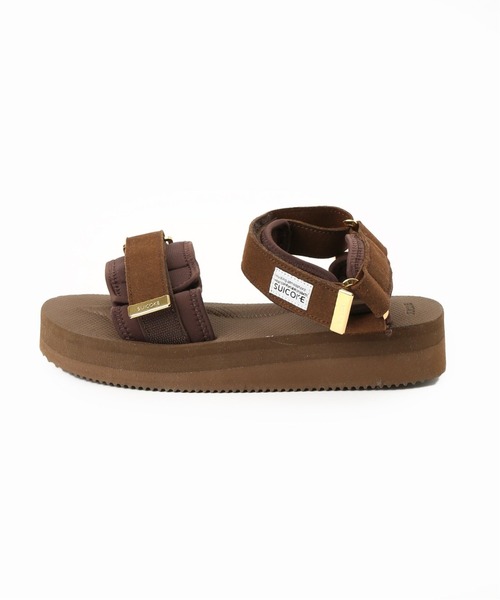 suicoke（スイコック） フラットサンダル 24cm ブラウン レディース
