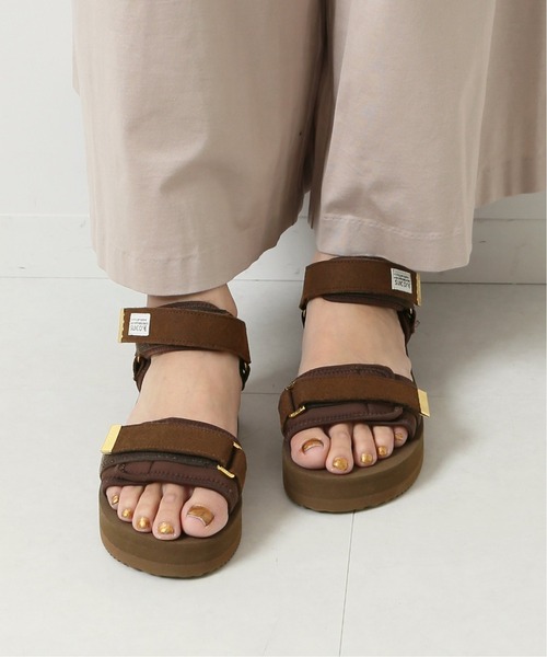 suicoke（スイコック） フラットサンダル 24cm ブラウン レディース