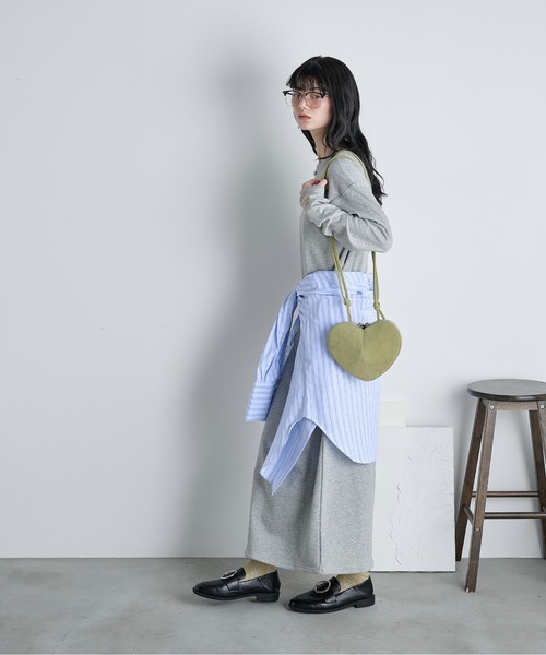 「THE YOn」 ショルダーバッグ FREE チャコールグレー レディース_画像2